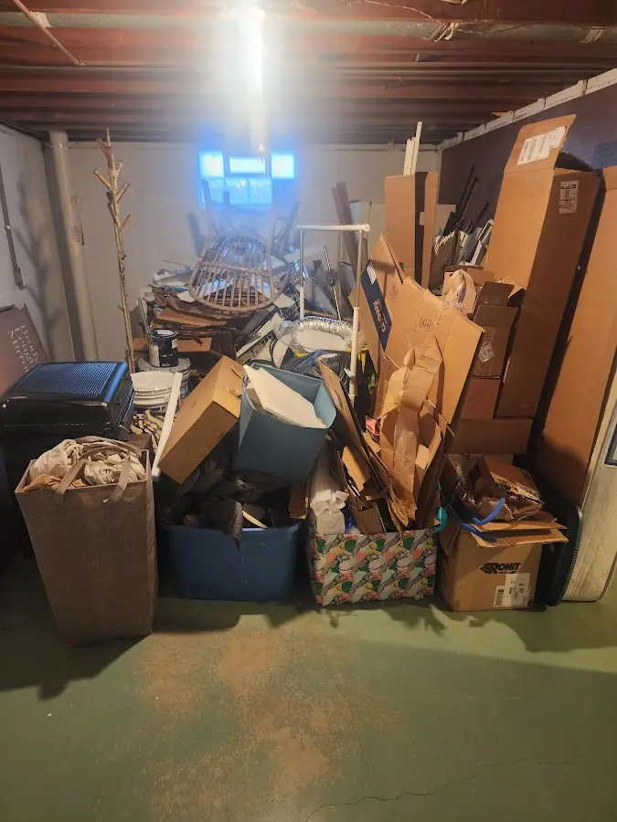 Roll-off dumpster container at job site for Roll Off Dumpster Rental in Kekaha